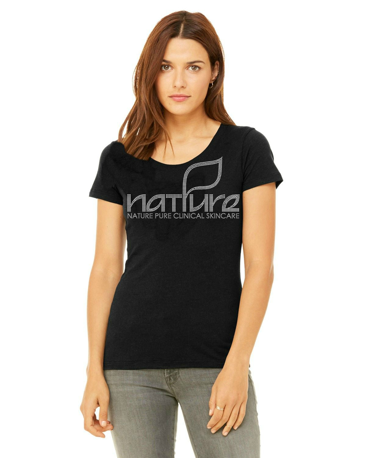 NATPURE Dazzling Rhinestone T-Shirts