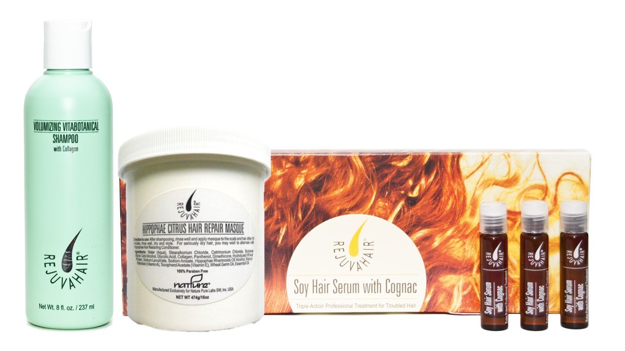 Rejuvahair® Complete Solution System to Stop Hair Loss & Thinning