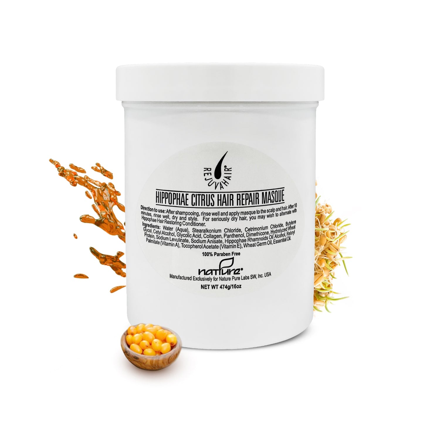 Hippophae Citrus Hair Repair Masque 1.0 lb