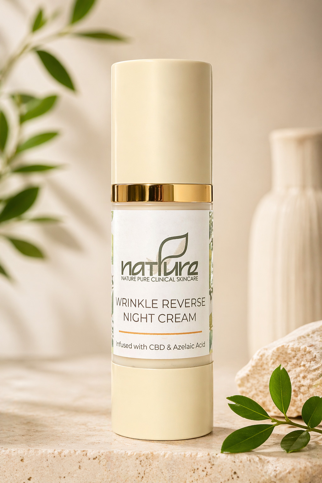 Wrinkle Reverse Night Cream with CBD and Azelaic Acid