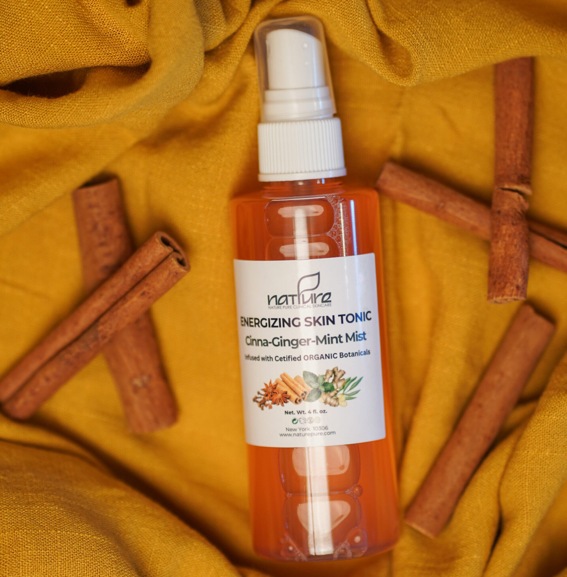 Energizing Cinna Ginger Mint Mist